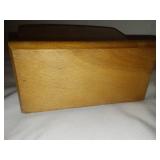 Vintage Native American Wood sculpture napkin holder