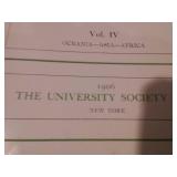 6 volume set - the library of Natural History 1906 and 1909, excellent condition.