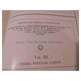 6 volume set - the library of Natural History 1906 and 1909, excellent condition.