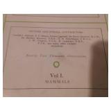 6 volume set - the library of Natural History 1906 and 1909, excellent condition.