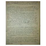 Incredible find, Baker notes on pathology. October 5th, 1988.  (read full description)