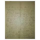 Incredible find, Baker notes on pathology. October 5th, 1988.  (read full description)