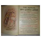 Signed - The Manual of the Holy Catholic Church. 1906 signed by James Edward Archbishop of Chicago.