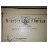 Signed - The Manual of the Holy Catholic Church. 1906 signed by James Edward Archbishop of Chicago.
