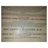 Signed - The Manual of the Holy Catholic Church. 1906 signed by James Edward Archbishop of Chicago.