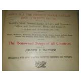 WINNER, Joseph E. Musical Gems. Vocal and Instrumental From the Works of Mozart, Beethoven, (1895).