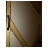 Acrylic floral painting. Stretched canvas