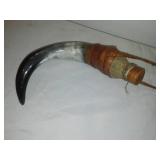 Animal horn drinking Reservoir / flask. Very cool, Vikings or bison.