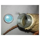 Animal horn drinking Reservoir / flask. Very cool, Vikings or bison.