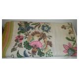 Vintage Bates Gypsy Bohemian print bedspread Circa 50s or 60s.