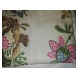 Vintage Bates Gypsy Bohemian print bedspread Circa 50s or 60s.