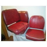 Three wise boat seats used.