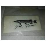 John Jensen spearing decoy buttons National Fish Decoy Association.