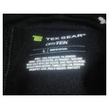 Black skorts and Feline scarf.