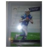 2 Easton stick rookie cards NDSU Bison, NFL, Los Angeles Chargers quarterback QB.