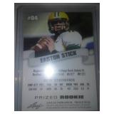 2 Easton stick rookie cards NDSU Bison, NFL, Los Angeles Chargers quarterback QB.