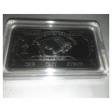 NDSU Bison one troy ounce .999 pure German fine silver. Bullion.