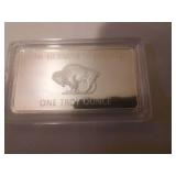 NDSU Bison one troy ounce .999 pure German fine silver. Bullion.