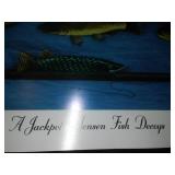 John Jensen fish decoy print. Number 363 / 1000 signed.