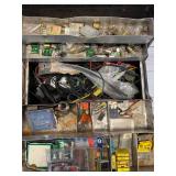 Sylvania Tool Box full of Electrical Items