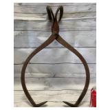 Antique Ice Tongs 21" Tall