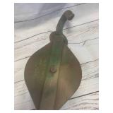 Antique Triple Pulley Snatch Block & Hook