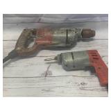 2 Milwaukee 3/8" & 1/2" Drills