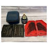Drill Bits, Hex Keys, Ryobi Laser Level