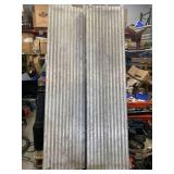 Lot of 4 Aluminum Scaffolding Planks Approx 7 Feet Long