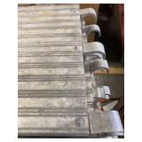 Lot of 4 Aluminum Scaffolding Planks Approx 7 Feet Long