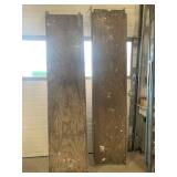 Lot of 2 Aluminum Scaffolding Planks Approx 7 Feet Long