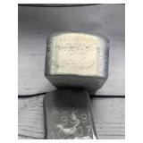 Lot of 2 Aluminum .999 Bars 10oz each
