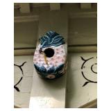 Wood carved Pineapple birdhouse
