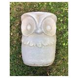 Two Outdoor Ceramic Owl Stools