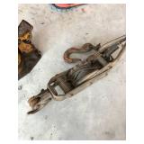 Winch, Jumper cables , and Floor jack