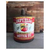 Vintage Motor oil  can