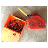 Road side Jumper cable kit and Gas Can