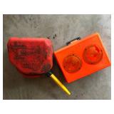 Road side Jumper cable kit and Gas Can