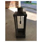 Cast iron Latern With New Glass panels