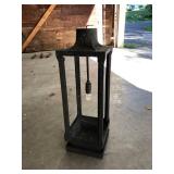 Cast iron Latern With New Glass panels