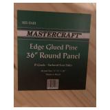 MasterCraft Edge Glued Pine  30" Round Table