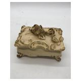 Assorted Rose Themed Vintage Ceramic Trinket Boxes