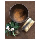 Assorted lot of Brass planters