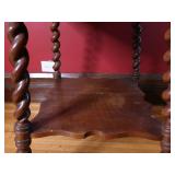 Very antique Hand carved Scroll Side Table