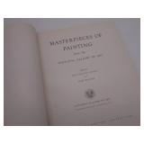 Lot of painting and scupture books including 1944  signed 1st edtition "Master pieces of Painting"  by the National gallery of artists.