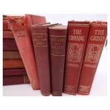 Assorted Editions of Winston Churchill Books along with other Antique books.