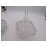 Etched Crystal Candy Dishes