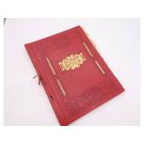 1930s Scrapbook, Embossed Detailing with Gold finishing