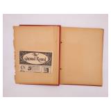 1930s Scrapbook, Embossed Detailing with Gold finishing