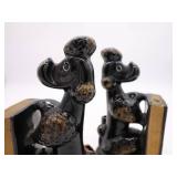 1940s Japanese Collectable Poodle Bookends